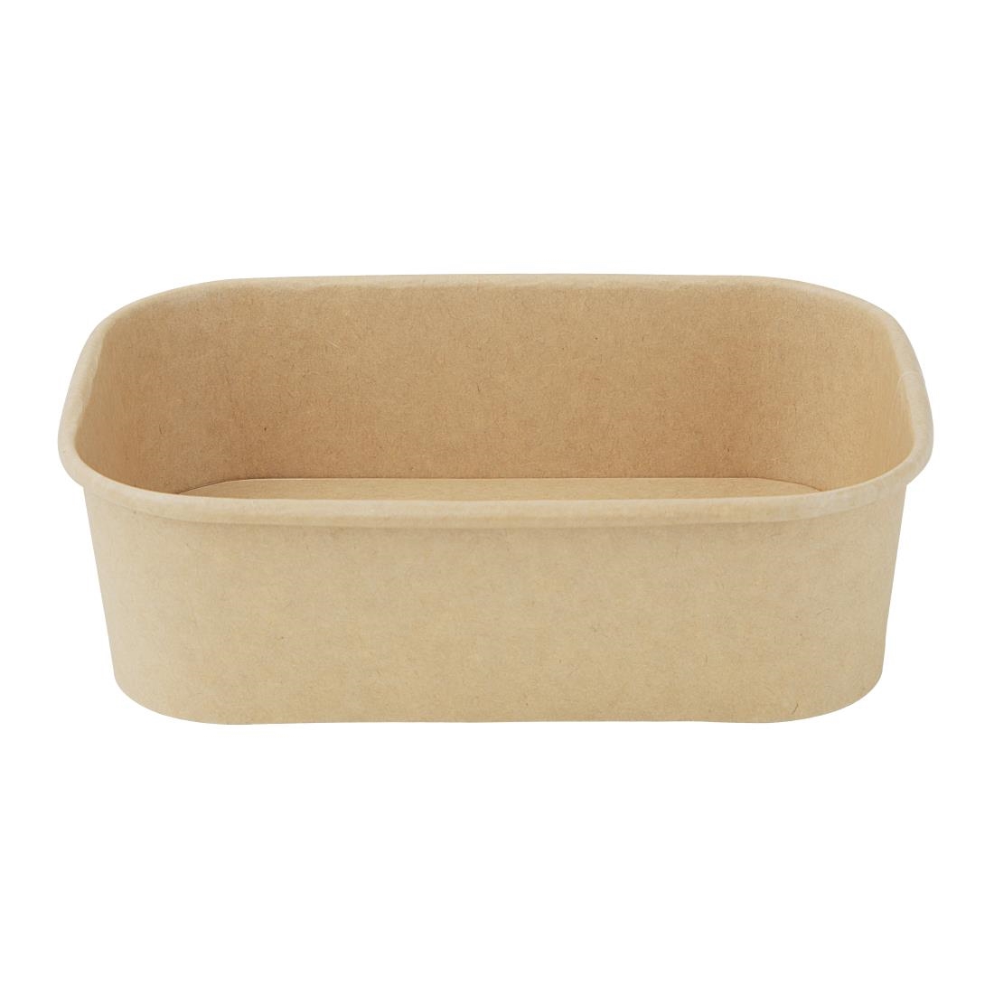 Fiesta Recyclebare Rechthoekige Voedselcontainers 650ml (300 stuks)