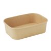 Fiesta Recyclebare Rechthoekige Voedselcontainers 650ml (300 stuks)