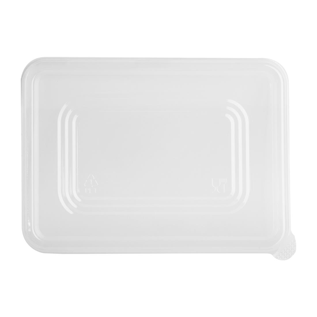 Fiesta Recycleerbare Deksels Voor Bagasse-Containers (100 stuks)