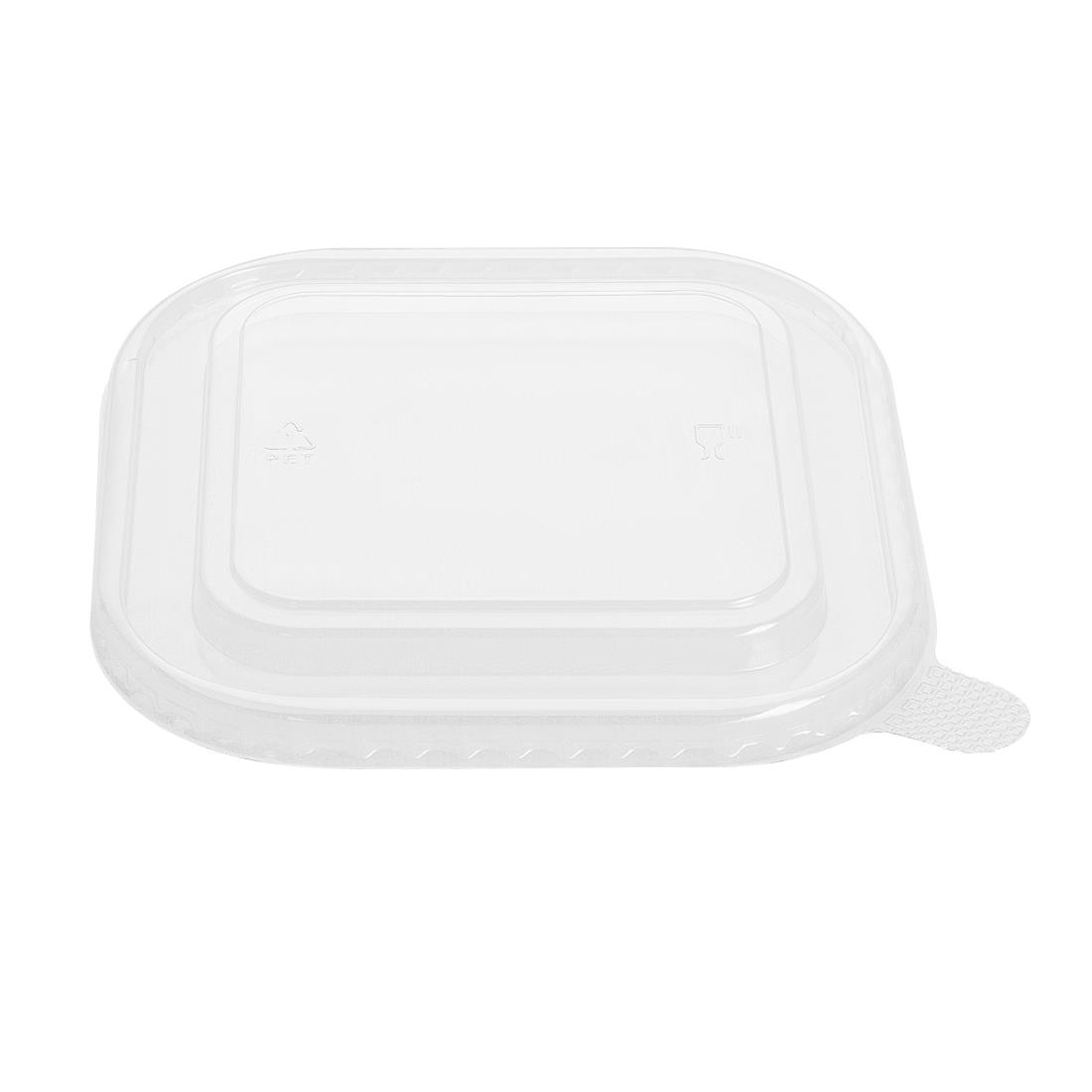 Fiesta Recycleerbare Pet Deksel Voor Vierkante Containerbodems (300 stuks)