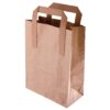 Fiesta Recycleerbare Platte Handvat Bruine Papieren Tassen Groot (250 stuks)