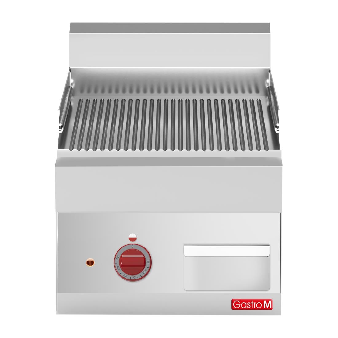 Gastro M 650 elektrische bakplaat 65/40 FTRE geribbelde plaat