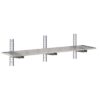 Gastro-M Complete wandplank 1 niveau 140x40cm - volledige montageset (excl. schroeven)