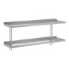 Gastro-M complete wandplankenset 2 niveaus 100x40cm - volledige montageset (excl. schroeven)