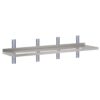 Gastro-M complete wandschap 1 niveau 200x40cm - volledige montageset (excl. schroeven)