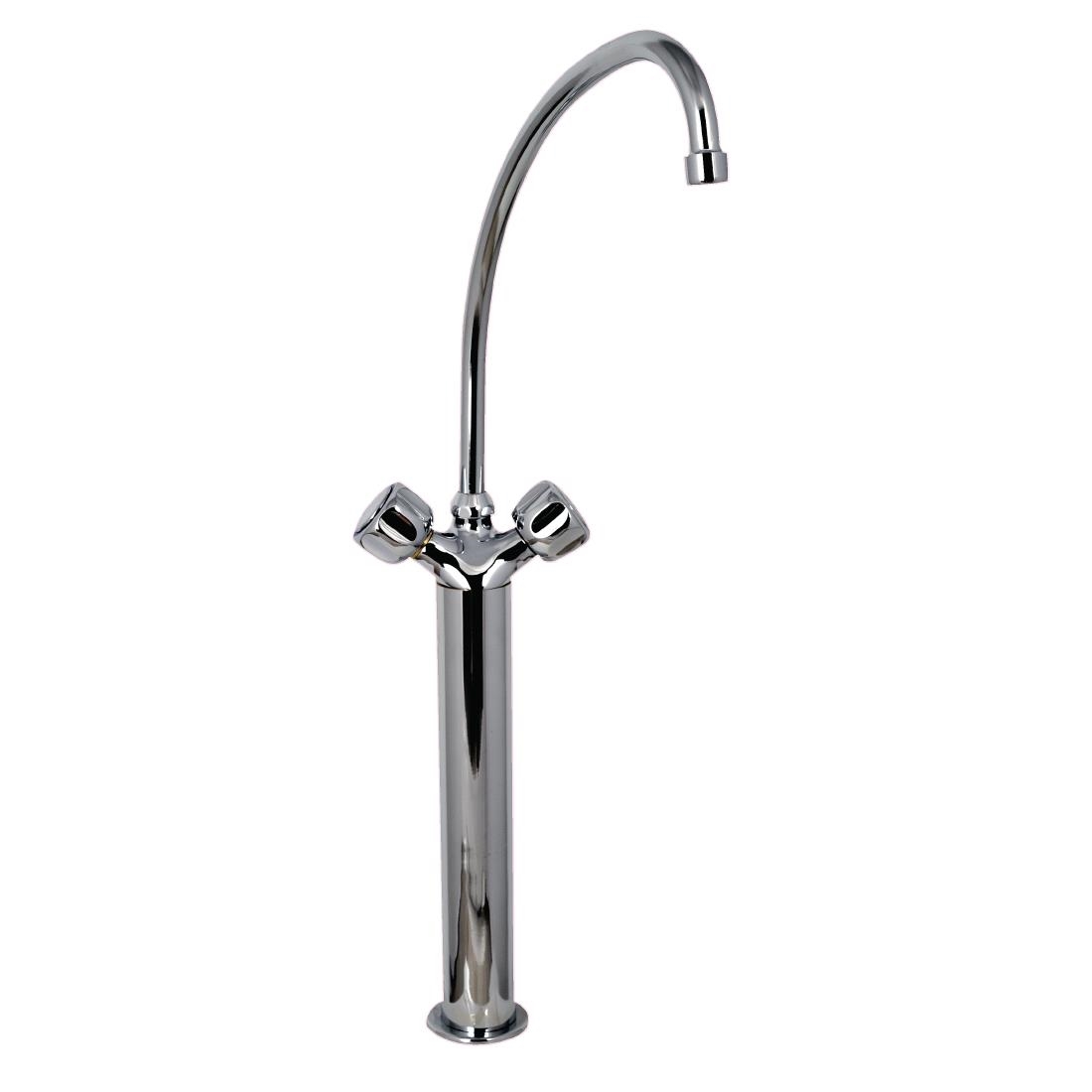 Gastro M heavy duty monobloc mengkraan met draaiknoppen, 20cm kolom en 20cm kraan