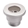 Gastro M koperen afvoerplug 3,8cm met verbindingsstuk en bevestigingsmoer
