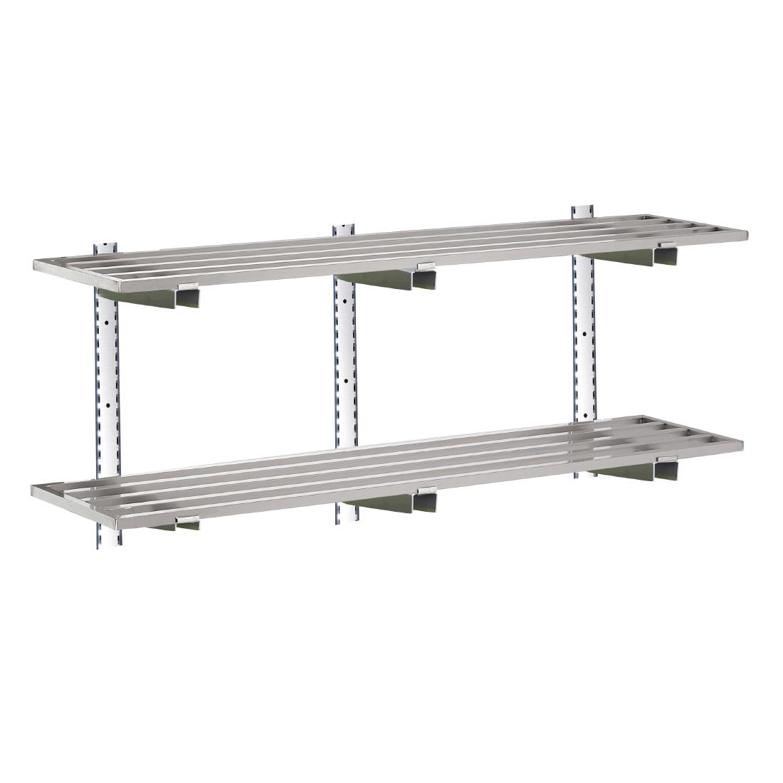 Gastro M RVS wandplank zonder steunen 120x40cm