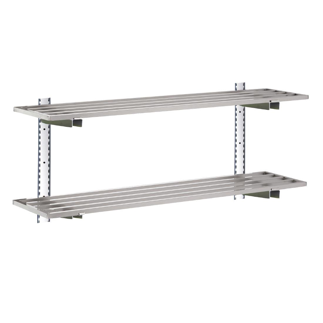 Gastro M RVS wandplank zonder steunen 140x40cm