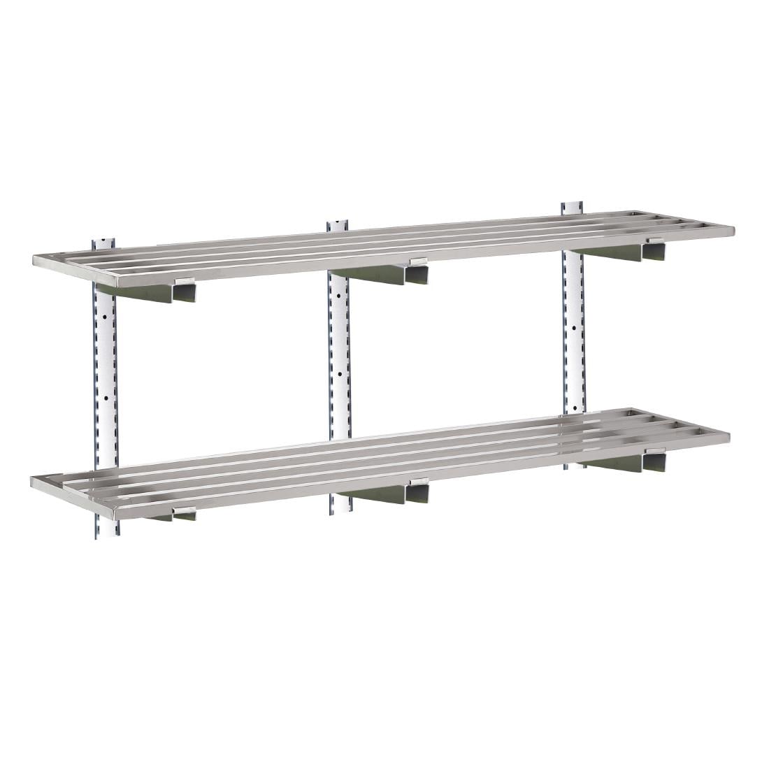Gastro M RVS wandplank zonder steunen 140x40cm