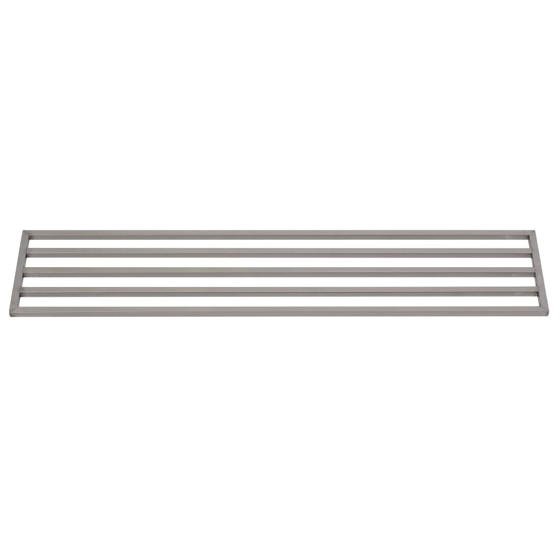 Gastro M RVS wandplank zonder steunen 140x40cm