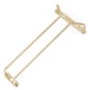 Glasrek messing 25,5cm