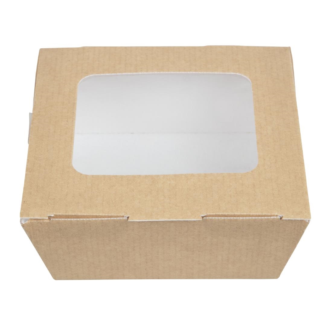 huhtamaki recyclebare kartonnen bakken met venster medium 1070ml (270 stuks) Huhtamaki recyclebare kartonnen bakken met venster medium 1070ml (270 stuks)