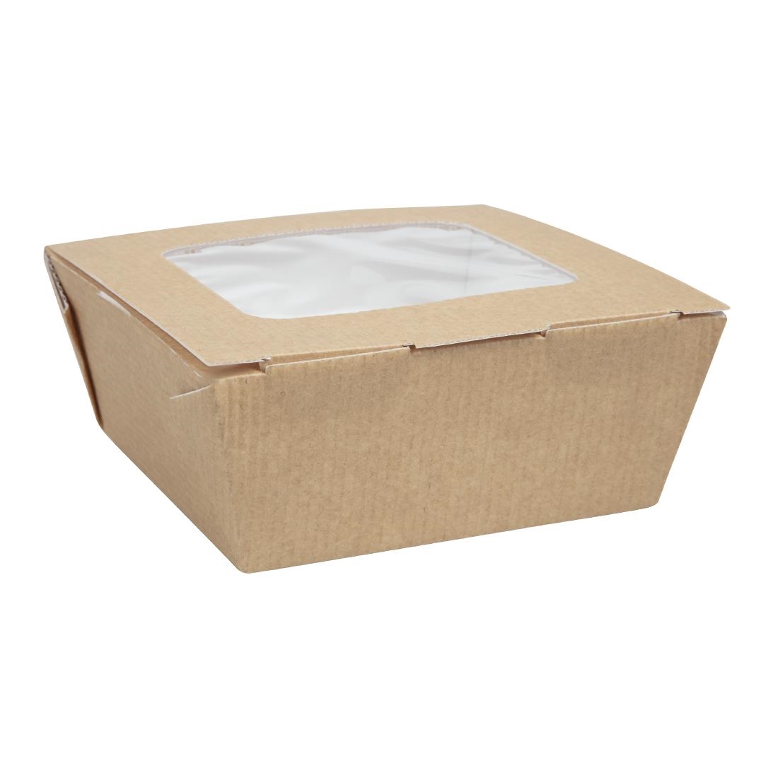 huhtamaki recyclebare kartonnen bakken met venster medium 1070ml (270 stuks) Huhtamaki recyclebare kartonnen bakken met venster medium 1070ml (270 stuks)