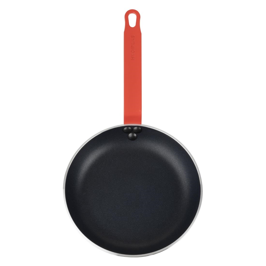 Hygiplas Aluminium Anti-aanbak Teflon Platinum Plus Koekenpan met Rode Handgreep 24cm