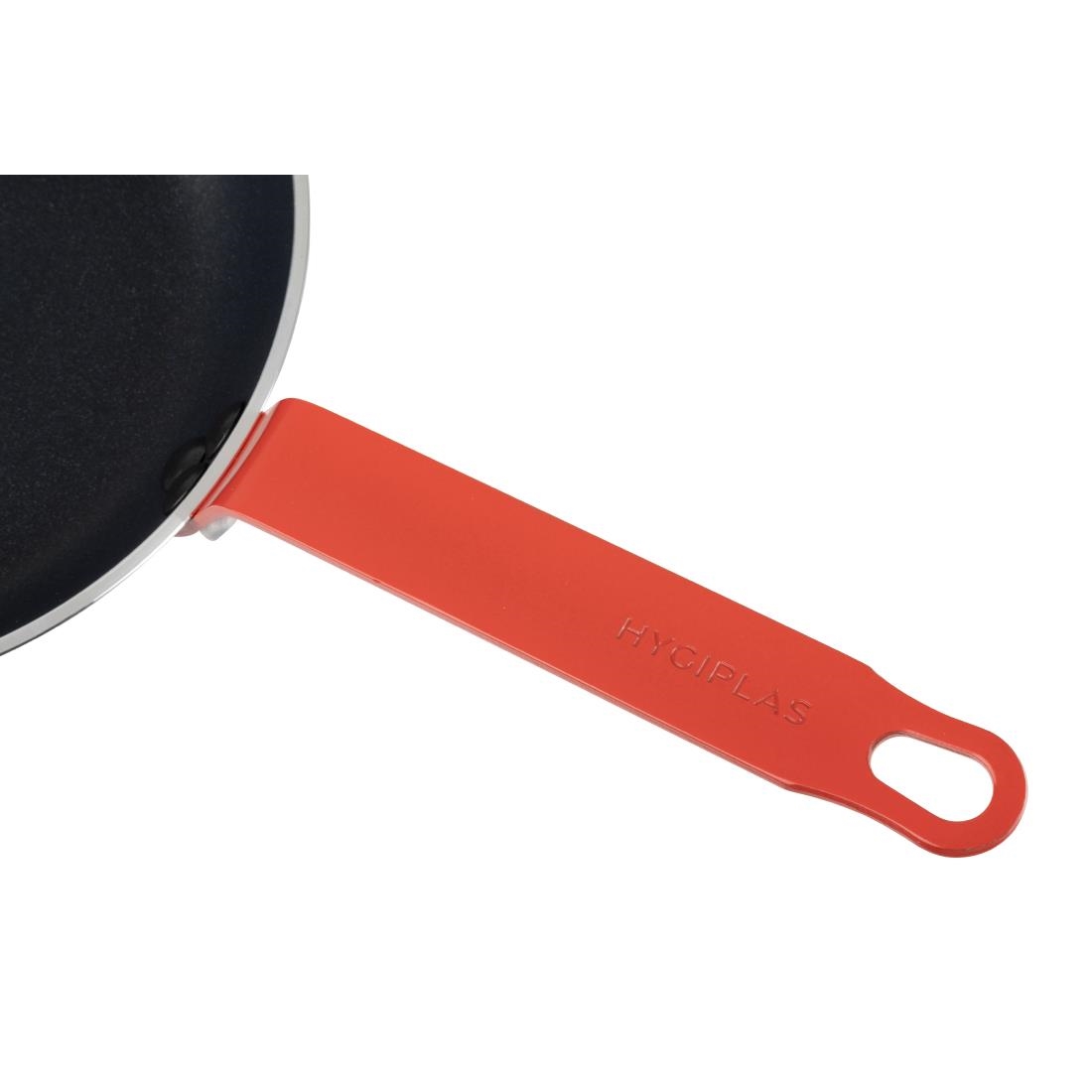 Hygiplas Aluminium Anti-aanbak Teflon Platinum Plus Koekenpan met Rode Handgreep 24cm