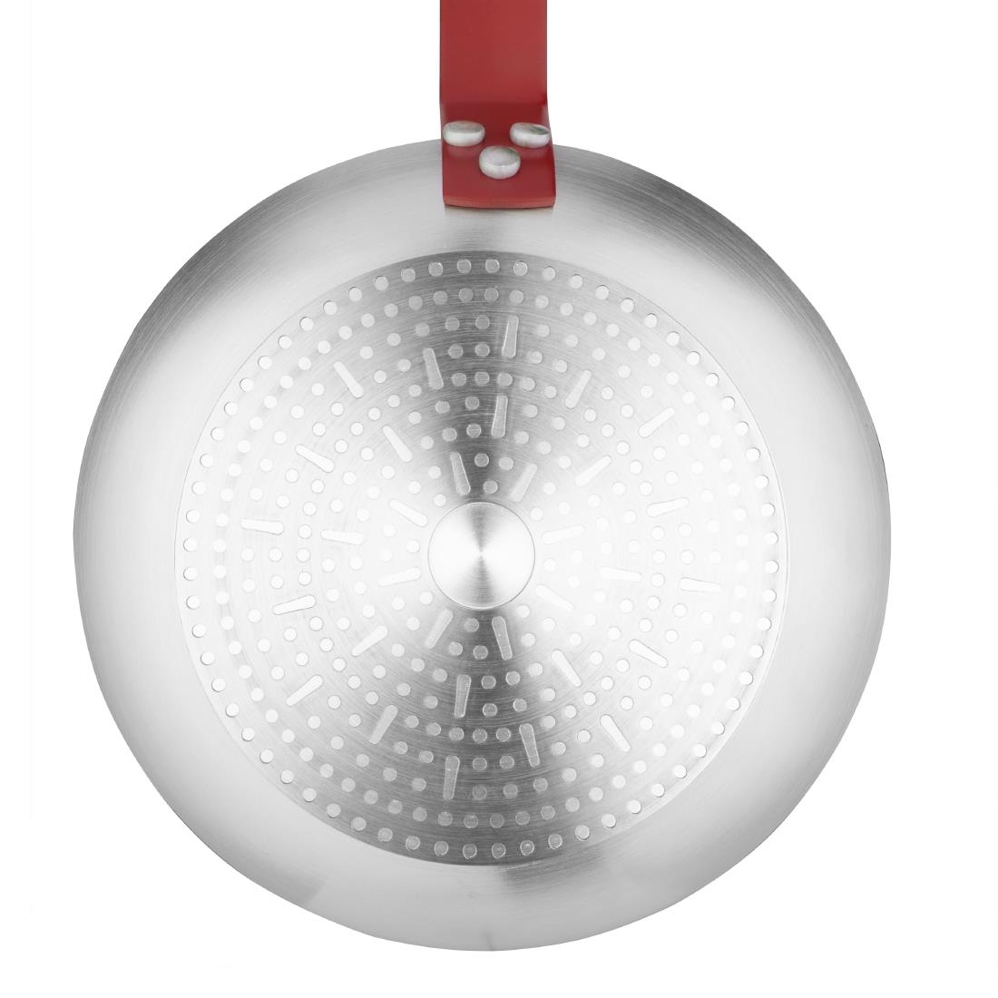 Hygiplas Aluminium Anti-aanbak Teflon Platinum Plus Koekenpan met Rode Handgreep 24cm