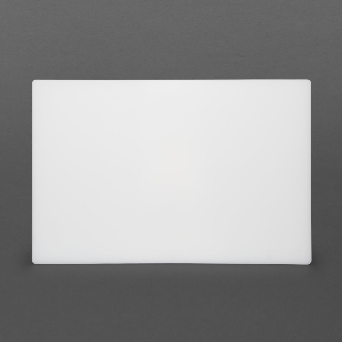 Hygiplas antibacteriële LDPE snijplank wit 450x300x10mm