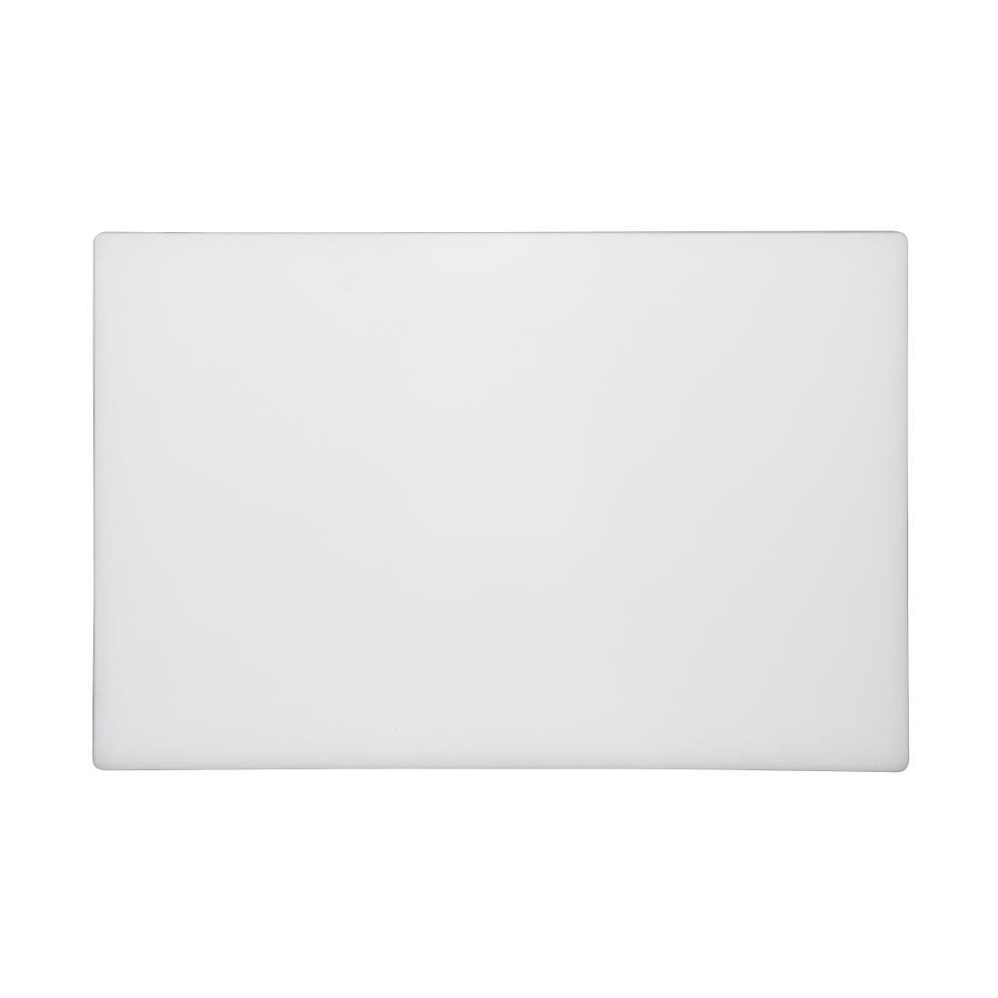 Hygiplas antibacteriële LDPE snijplank wit 450x300x10mm