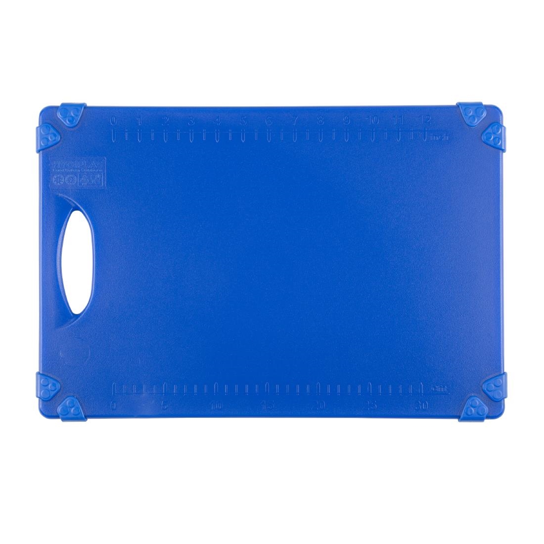 Hygiplas Commerciële Grip Snijplank Blauw 458X306Mm