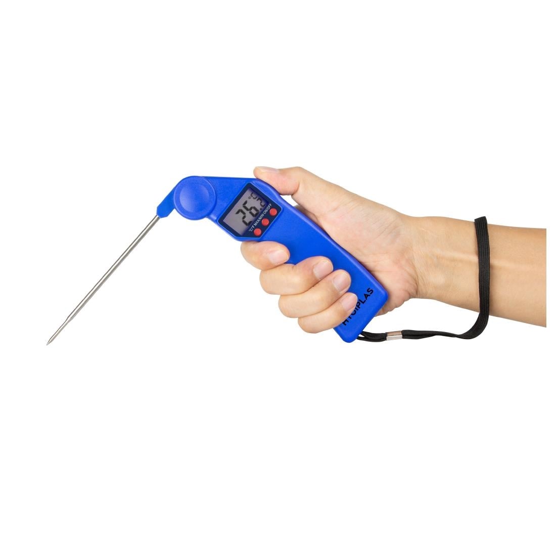 Hygiplas Easytemp kleurgecodeerde blauwe thermometer