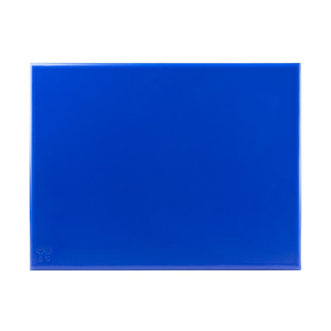 Hygiplas HDPE snijplank blauw 600x450x25mm