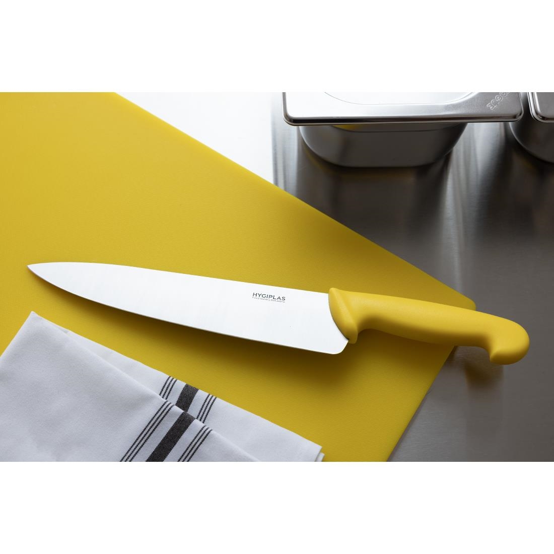 Hygiplas koksmes 25,5cm geel