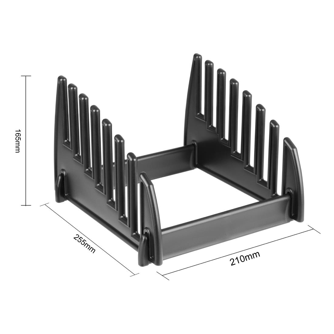 Hygiplas kunststof snijplankrek - 7x 14mm sleuven
