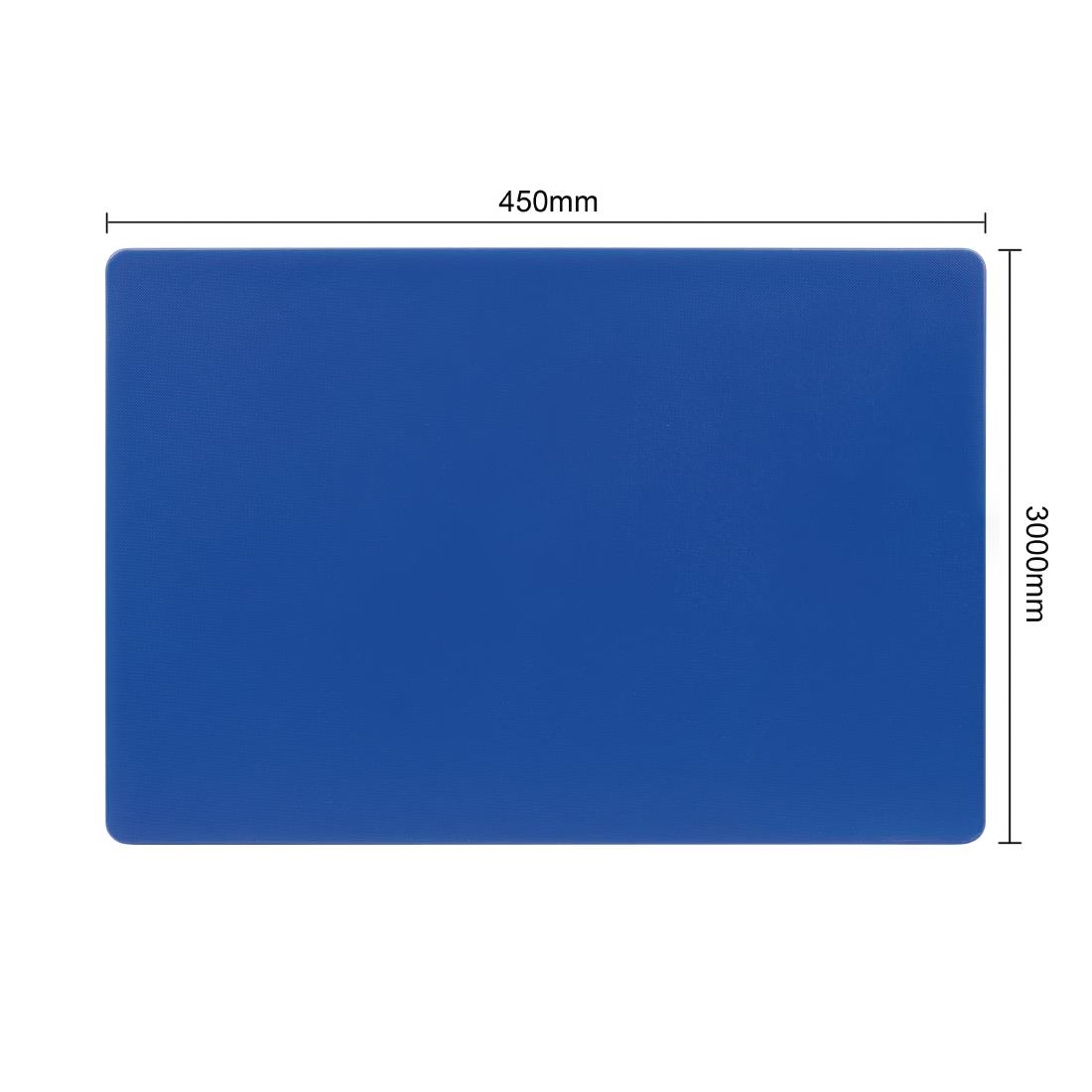 Hygiplas LDPE snijplanken set met rek 450x300x20mm