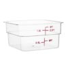 Hygiplas polycarbonaat voedseldoos vierkant 1,5L