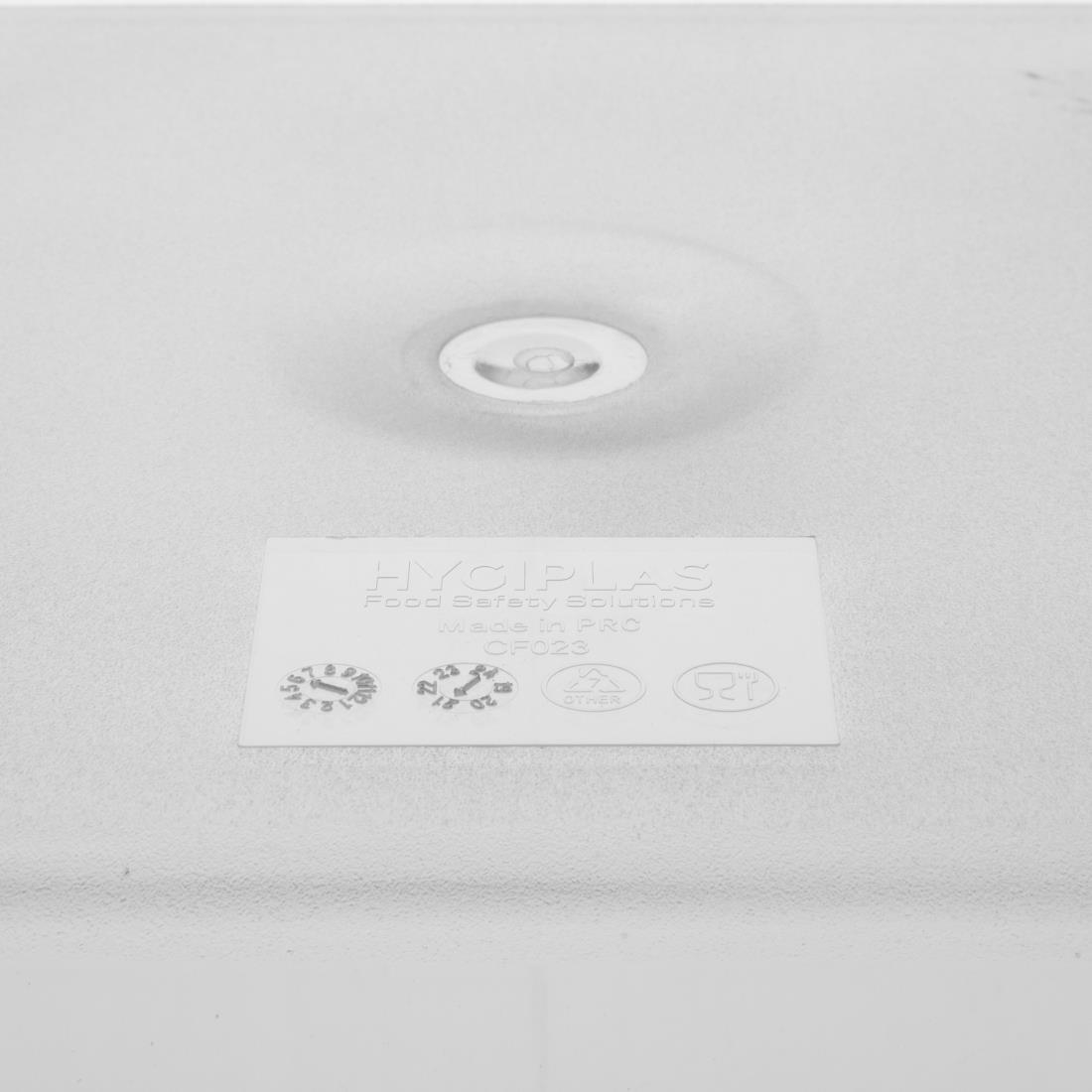 Hygiplas polycarbonaat voedseldoos vierkant 7L