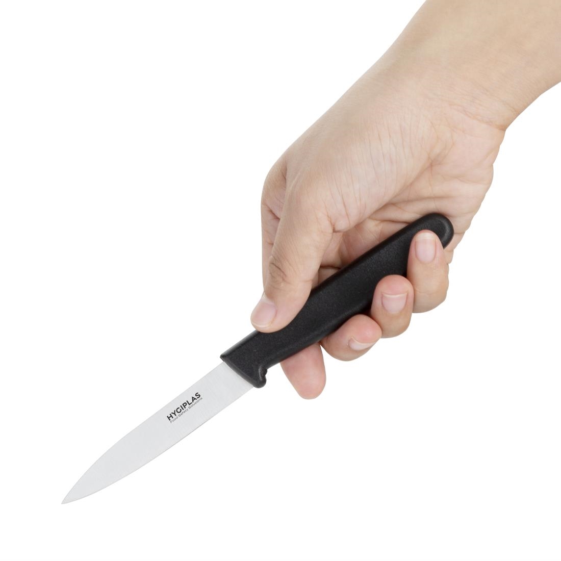 Hygiplas recht schilmesje 8,5cm zwart