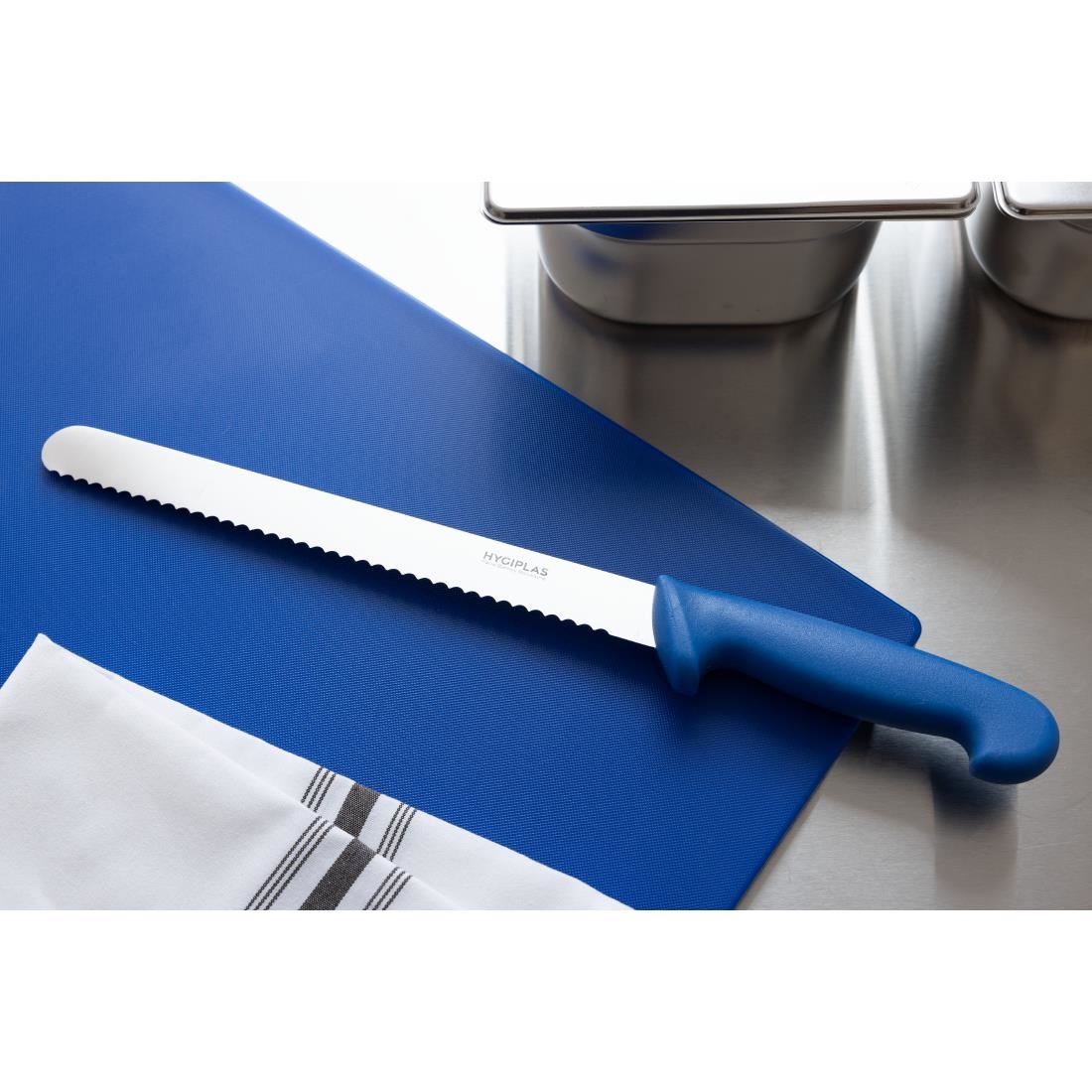 Hygiplas Slicer Gekarteld Blauw 24.8cm