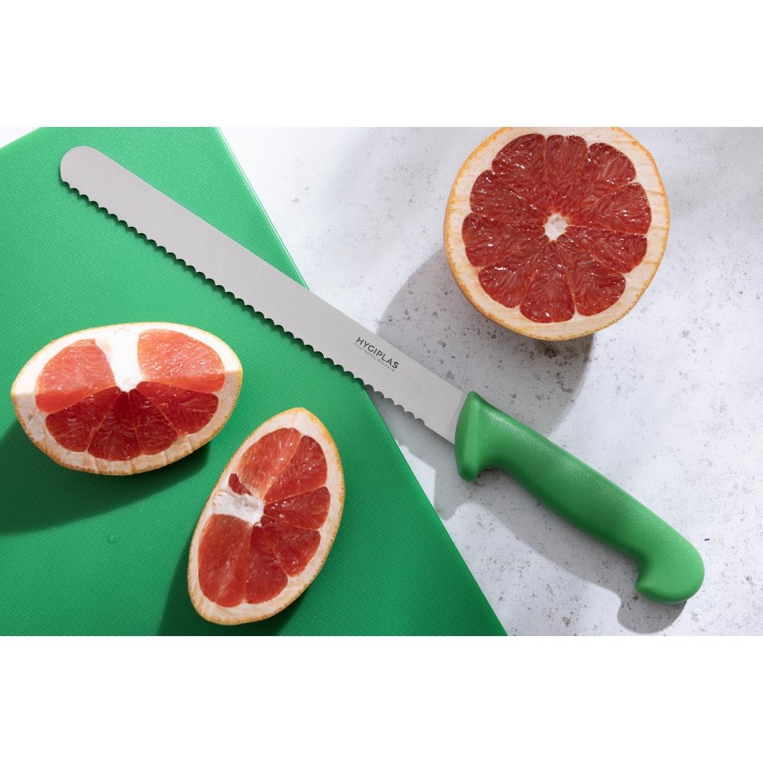 Hygiplas Slicer Gekarteld Groen 24.8cm
