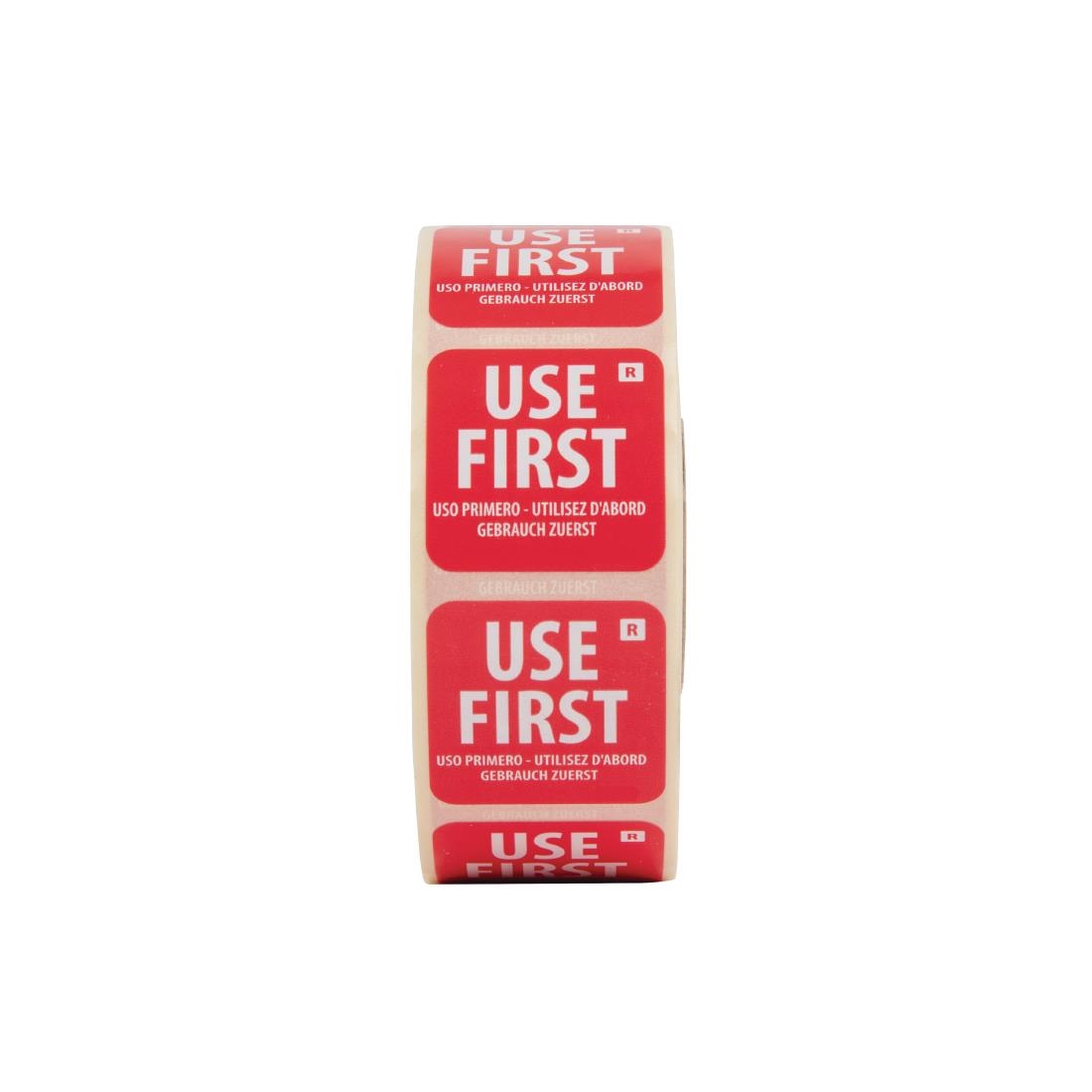 Hygiplas verwijderbare etiketten 'Use First' (1000 stuks)