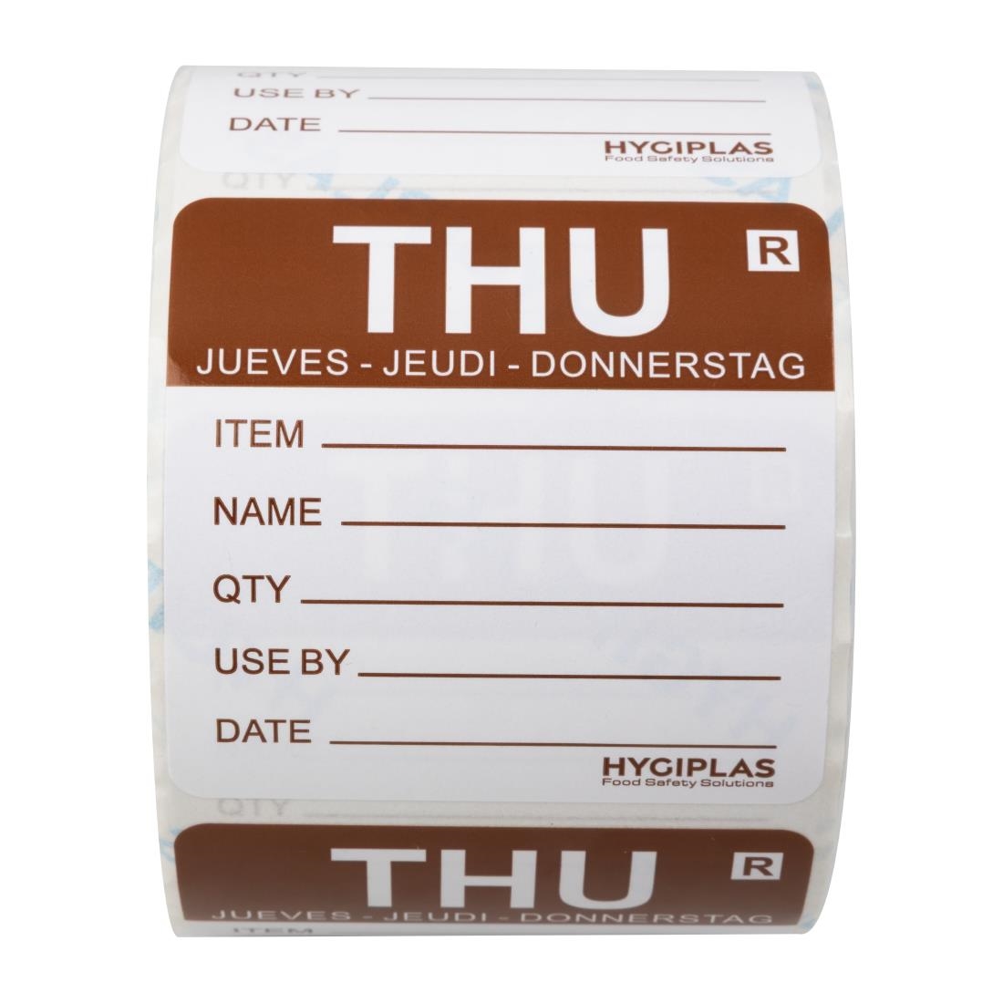 Hygiplas voedseletiketten kleurcode donderdag (500 stuks)