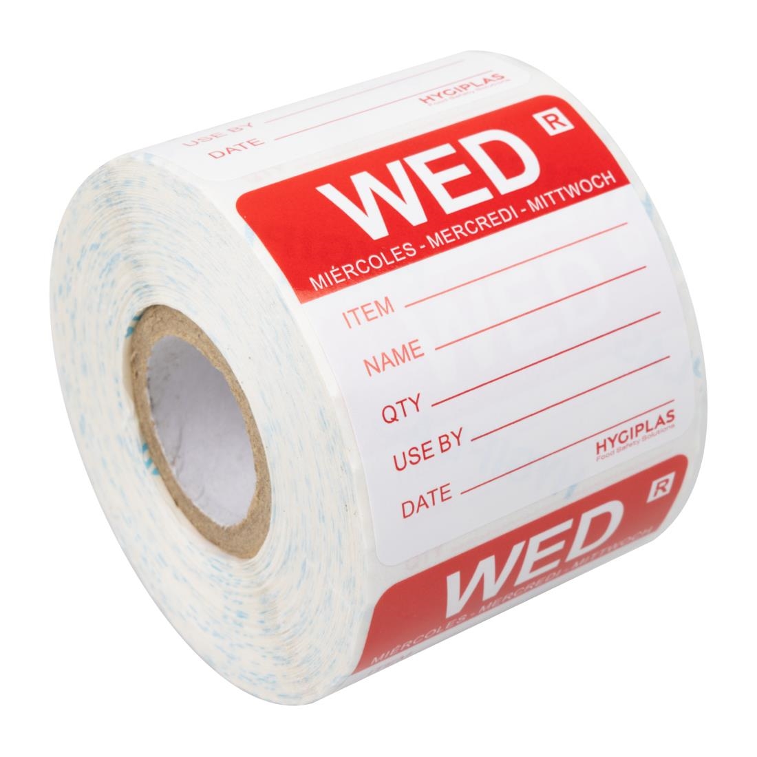 Hygiplas voedseletiketten kleurcode woensdag (500 stuks)