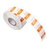 Hygiplas voedseletiketten zaterdag kleurcode oranje (1000 stuks)