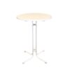 Inklapbare Statafel Monaco wit 80cm