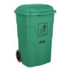 Jantex 120L container Met Voetpedaal groen Jantex 120Ltr Container Met Voetpedaal Groen