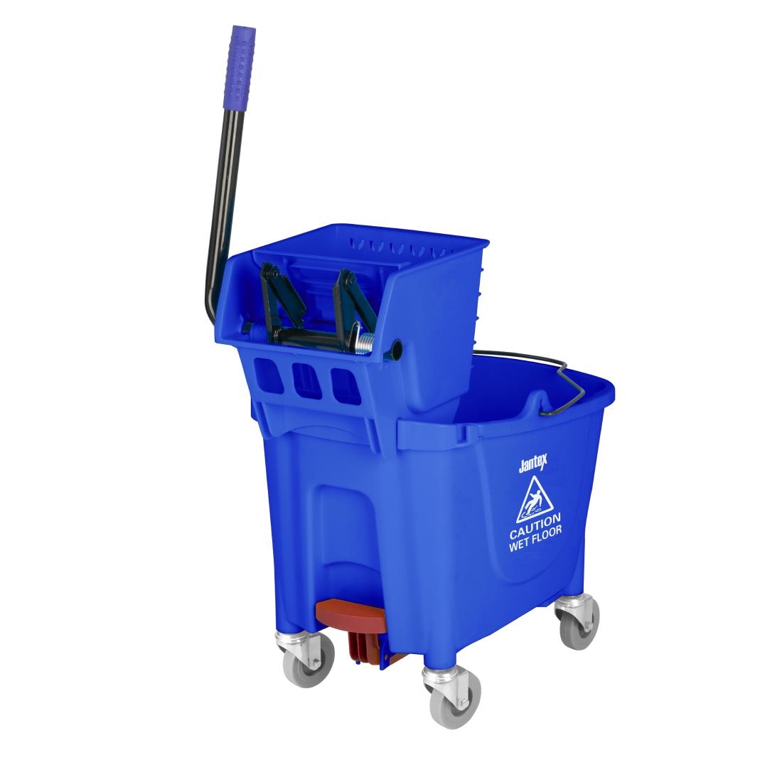Jantex 30Ltr Dweilemmer Met Voetpedaalontgrendeling - Blauw