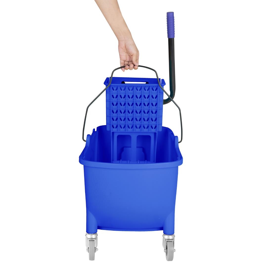 Jantex 30Ltr Dweilemmer Met Voetpedaalontgrendeling - Blauw