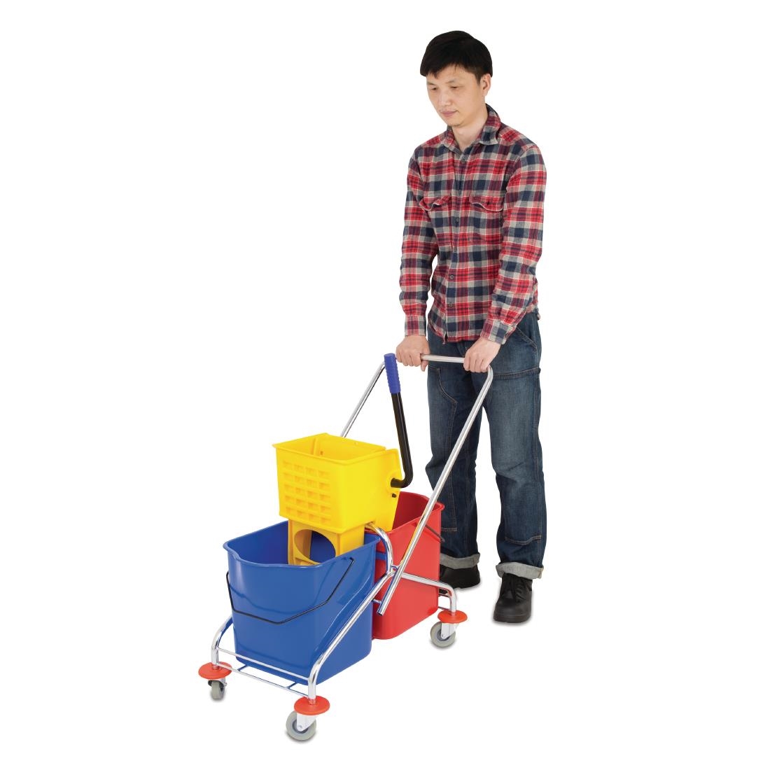 Jantex duo rolemmer met wringer 2x 23Ltr