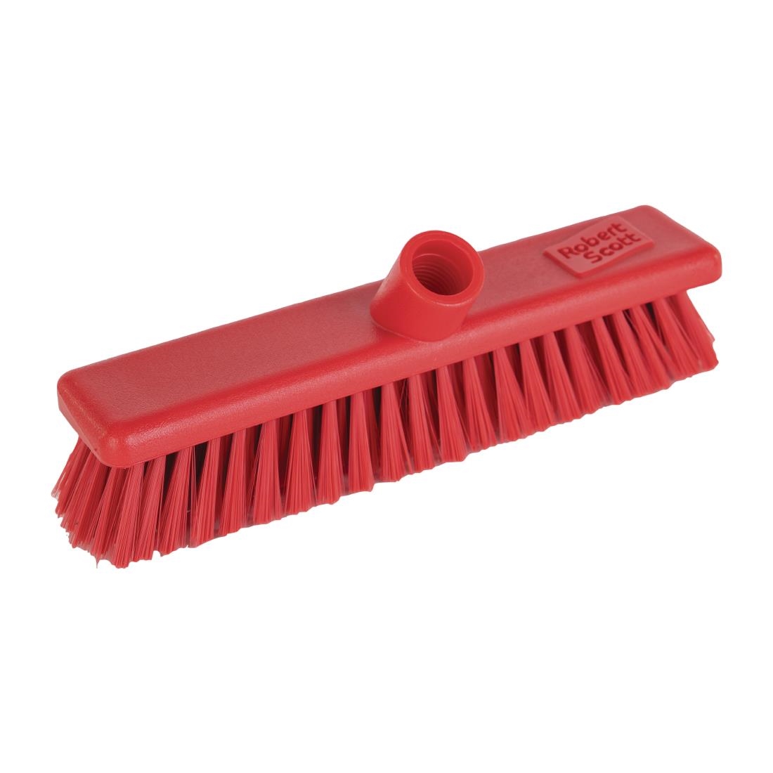 Jantex Hygiene zachte bezem 30cm rood