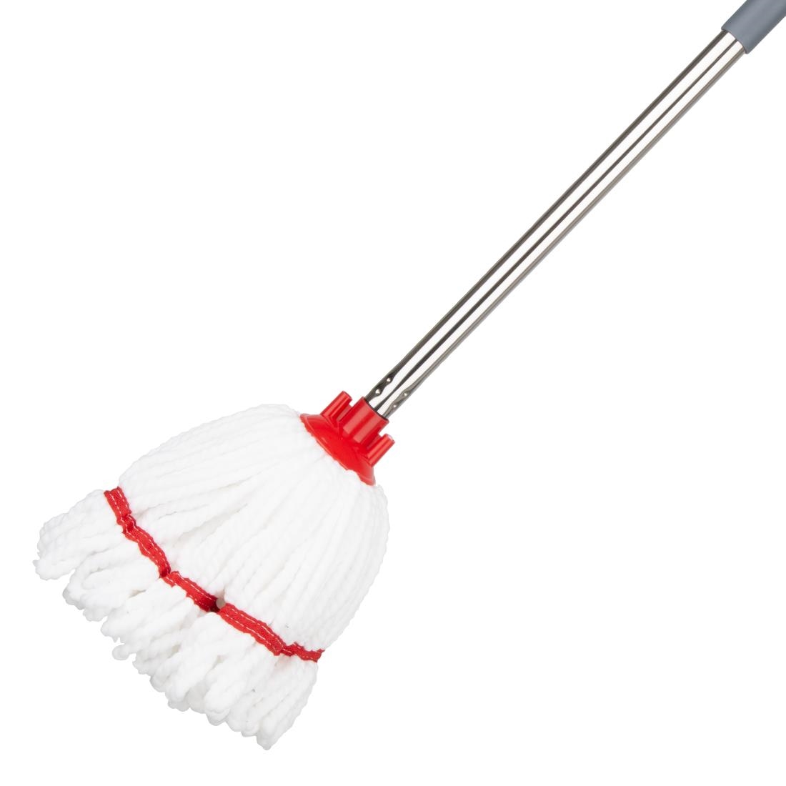 Jantex Microvezel Mopkop Rood Streep 150g