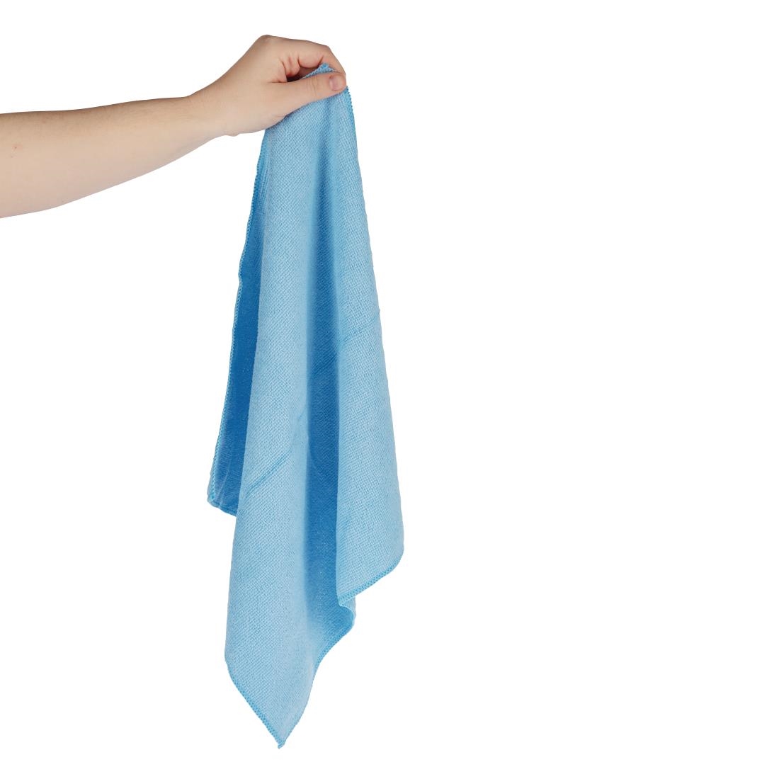 Jantex microvezeldoeken 40x40cm blauw (5 stuks)