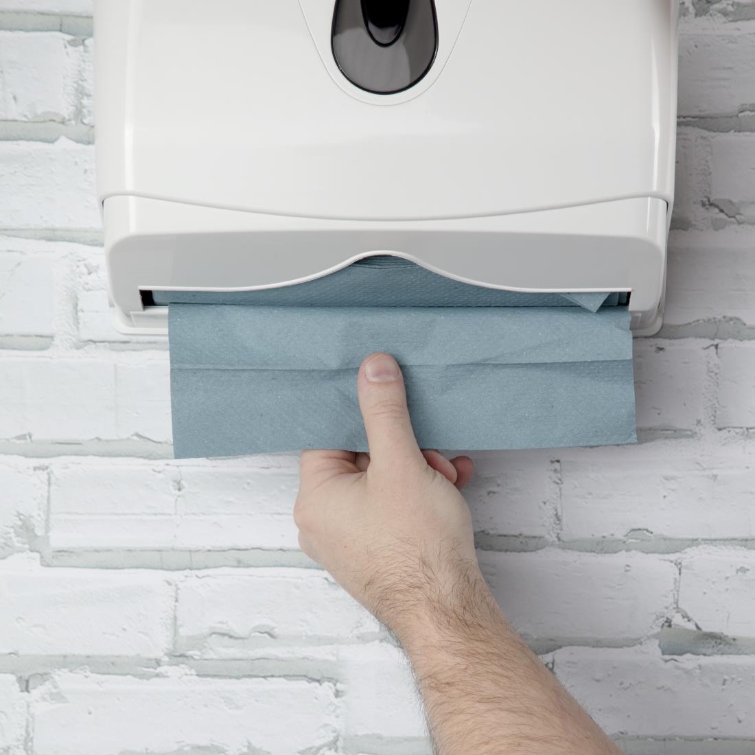 Jantex multi-fold handdoekdispenser wit