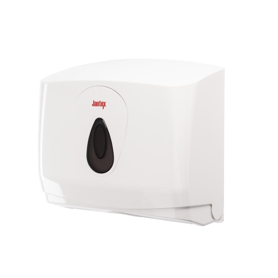 Jantex multi-fold handdoekdispenser wit