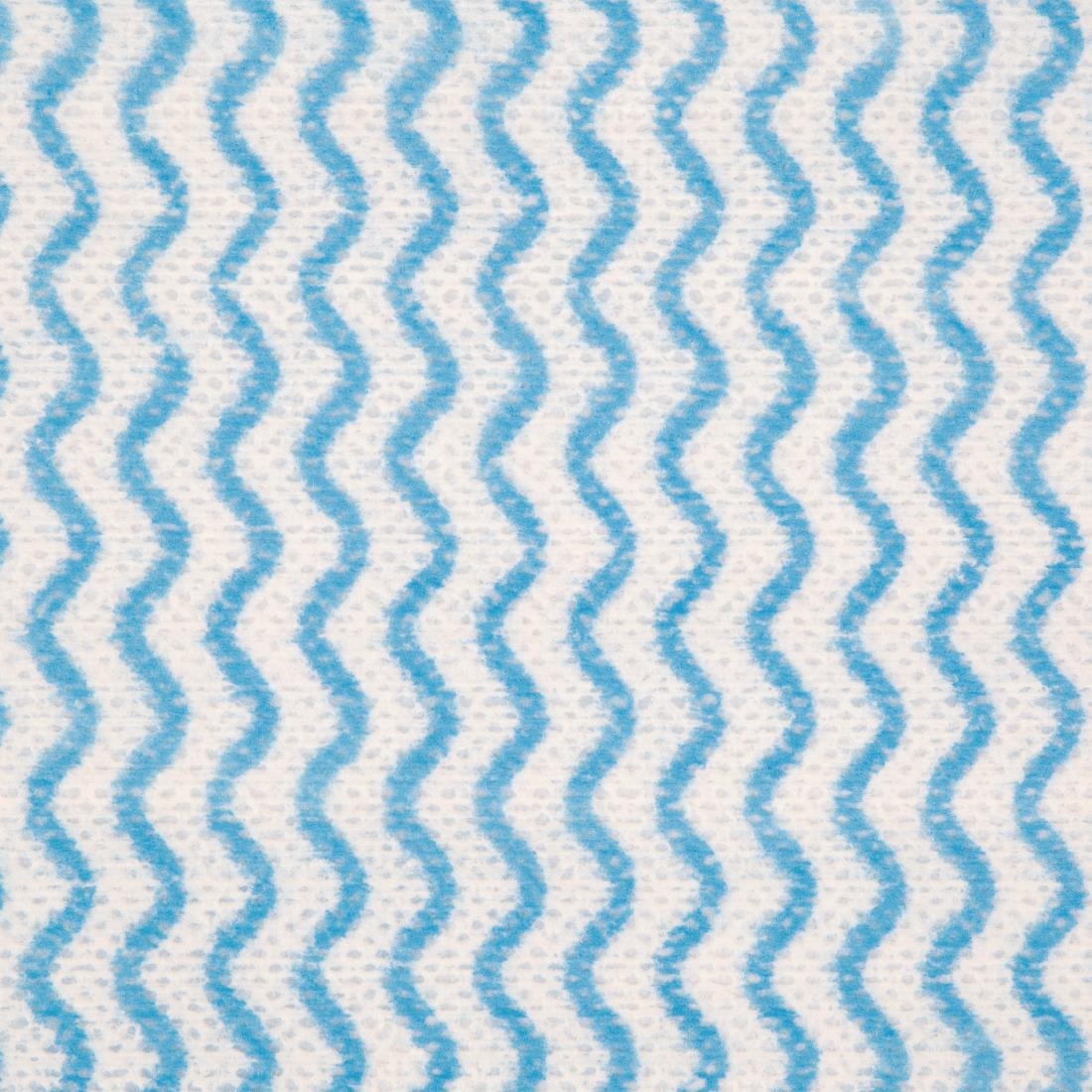 Jantex non-woven schoonmaakdoekjes 25 x 33cm blauw (100 stuks)