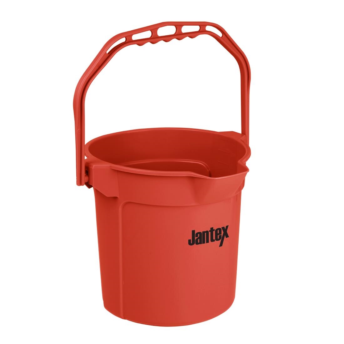 Jantex Rode Maatemmer Met Schenktuit 10Ltr